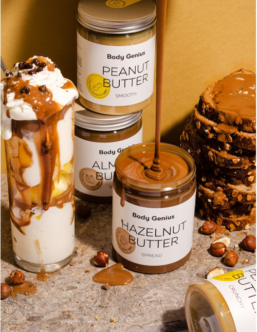 All-natural hazelnut butter by Body Genius