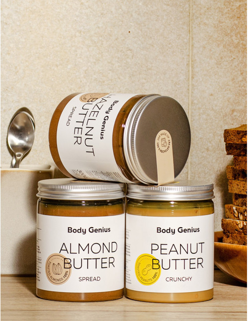 Purée de noisette 100 % naturelle de Body Genius