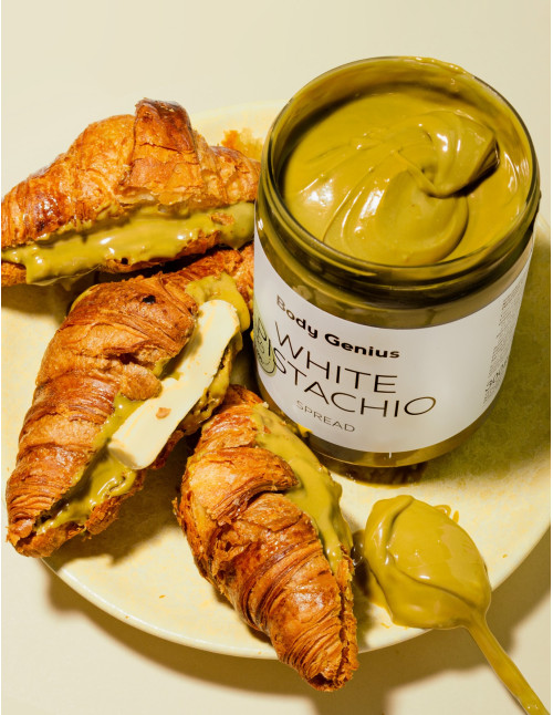 Crema de pistacho y chocolate blanco - Comprar online - Body Genius