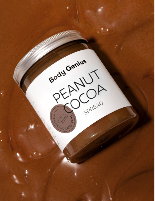Peanut and cocoa spread by Body Genius