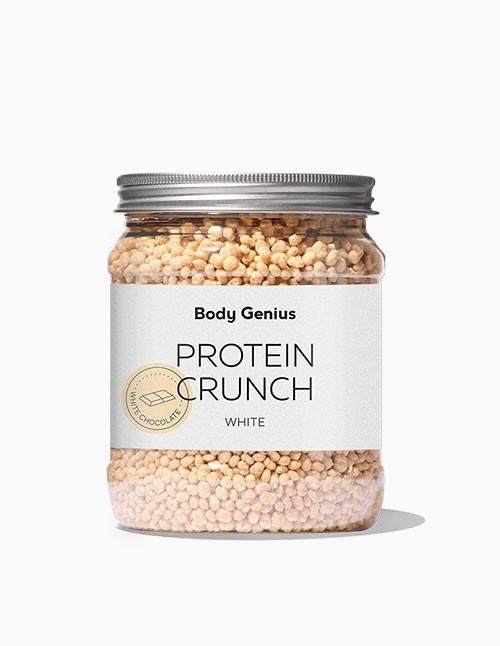 Protein Crunch au chocolat blanc de Body Genius