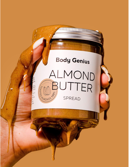 Crema de almendras 100% natural - Comprar online - Body Genius