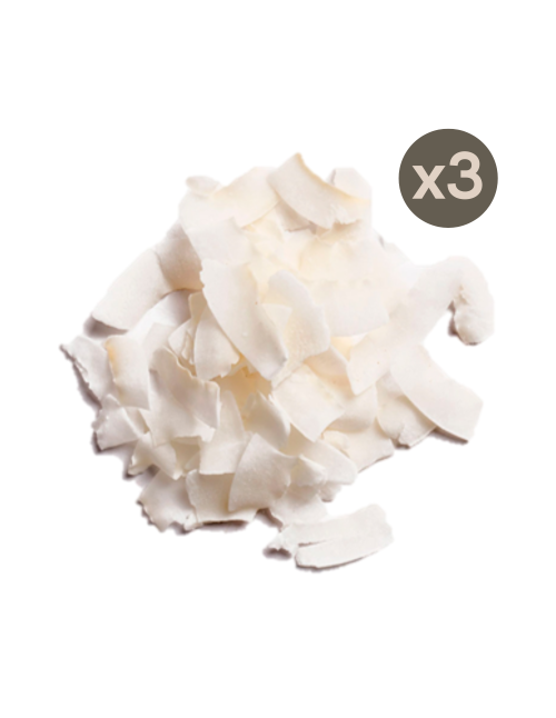 3 paquets de tranches de noix de coco sans sucre - Acheter en ligne - Body Genius