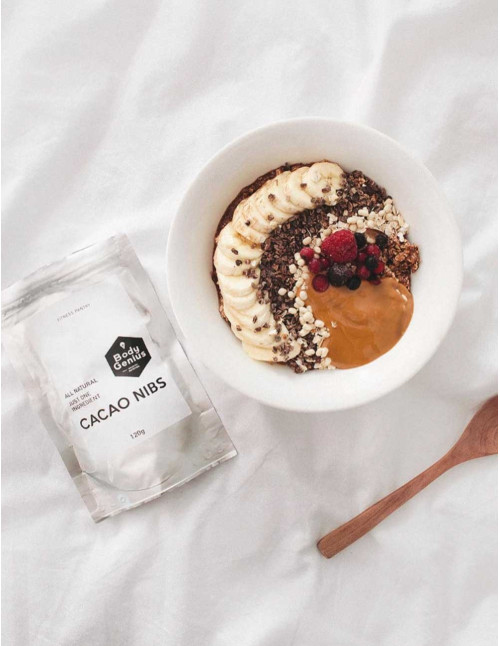 Nibs de cacao naturels croustillants de Body Genius