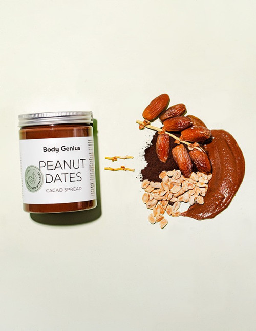 Crema de cacahuete, cacao y dátil - Body Genius